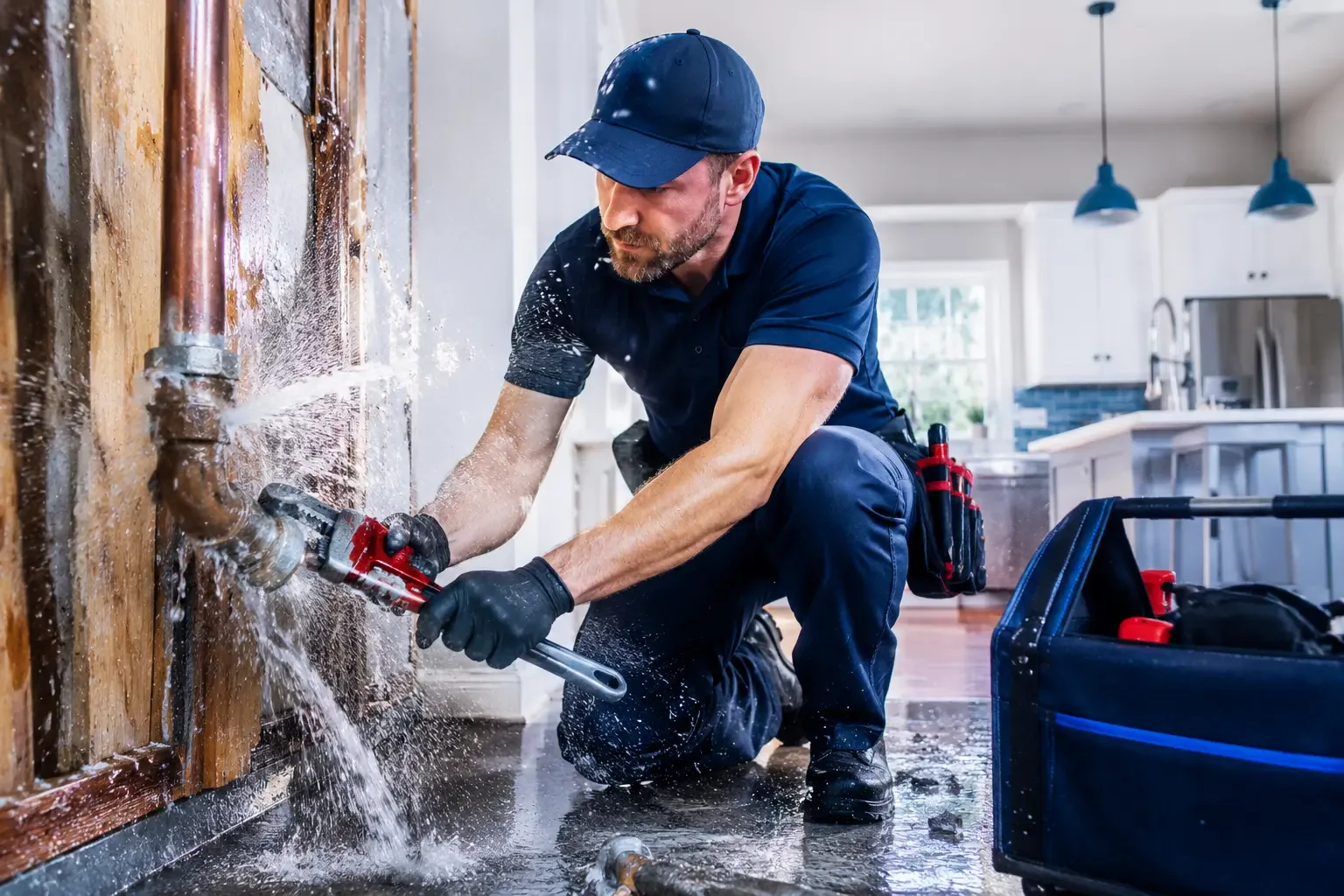 Local emergency pipe repair professionals in Leckrone, PA